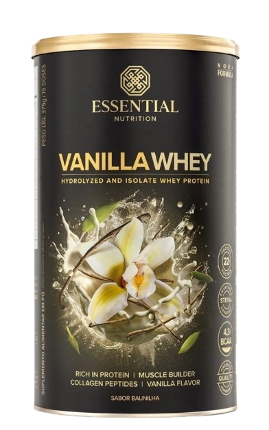 Vanilla Whey, Hidrolisado e Isolado 750g, Essential Nutrition