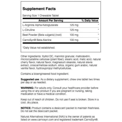 Beet Root No+, Beterraba,  60 Comprimidos Mastigáveis - Swanson