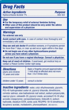 Fórmula para Pele Sensível com Hidrocortisona, Creme Para Infecções Fúngicas, 28g, Vagisil