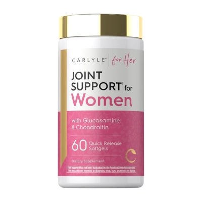 Joint Support para Mulheres, Articulações, Movimento e Qualidade de Vida, 60 Softgels, Carlyle