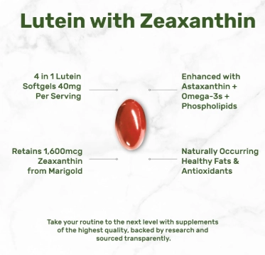 Luteína 40mg e Zeaxantina com Astaxantina, 300 Cápsulas, Deal Suplement
