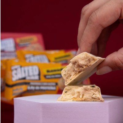 Barra de Proteína Pão De Alho, 3 Unidades 50g Cada - Mrs Bar Salted