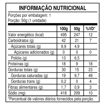 Barra de Proteína Pão De Alho, 3 Unidades 50g Cada - Mrs Bar Salted