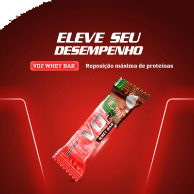 Barra de Proteína Vo2 Slim, Sabores, 3 unidades, 30g Cada - Integralmédica 
