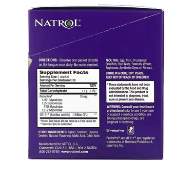 Imunobiótica, Laranja, 1 Bilhão de UFCs, 30 Pacotes, Natrol