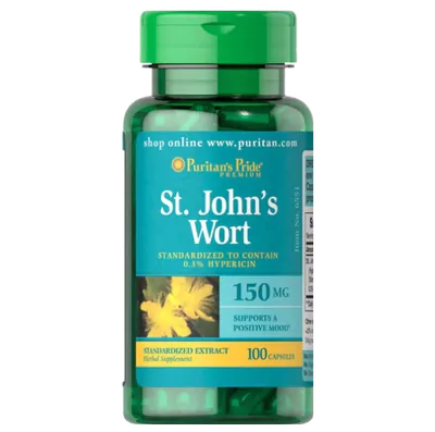 St. John's Extrato, 150Mg, Puritan's Pride