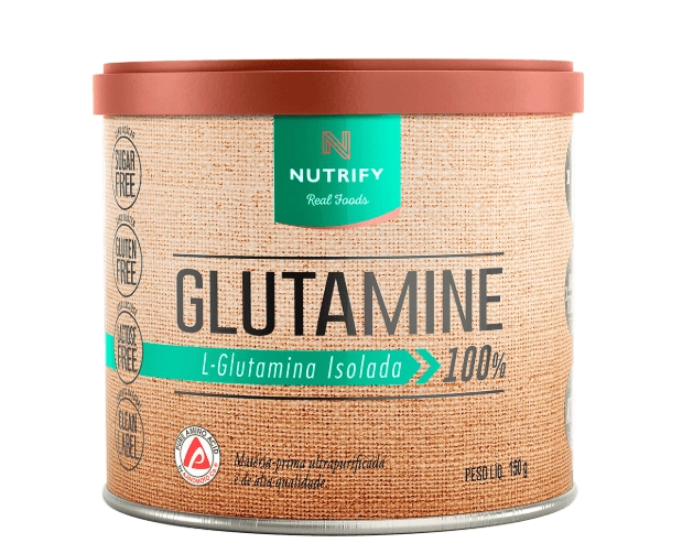 Glutamina em Pó, 150g, Nutrify