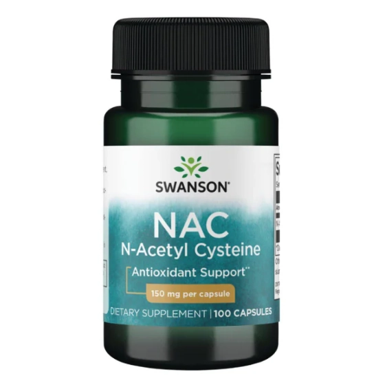 NAC N-acetilcisteína 150mg, 100 Cápsulas, Swanson