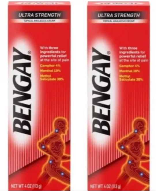 Kit com 2 x Bengay, Pomada Importada Ultra Forte, 113g cada unidade