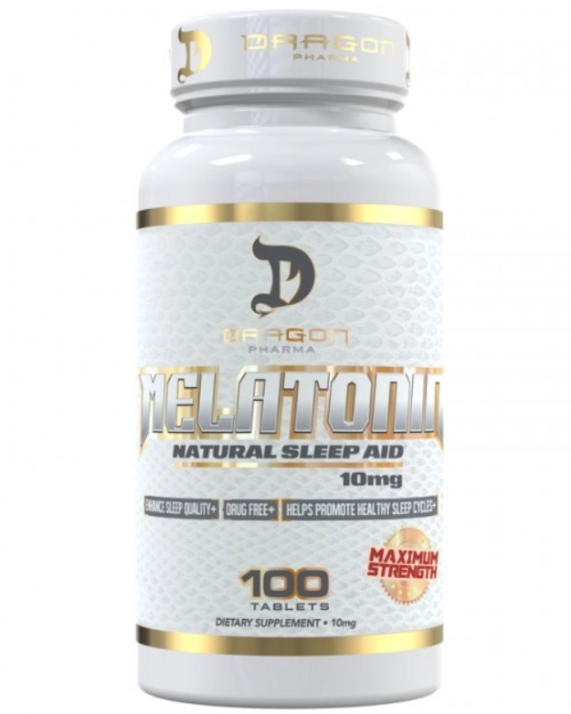 Melatonina 10mg, 100 Comprimidos, Dragon Pharma