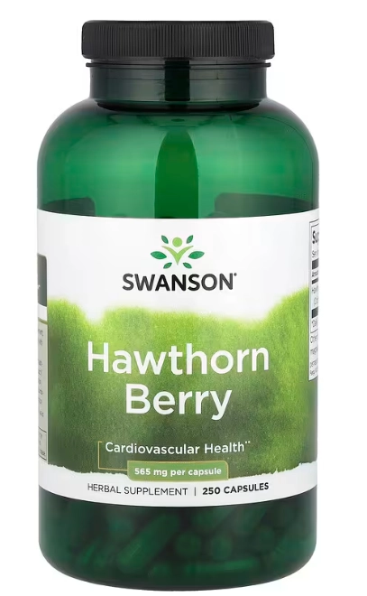Hawthorn Berry 565mg, 250 Cápsulas, Swanson