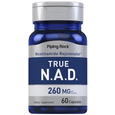 True NAD 260mg, 60 Cápsulas, Piping Rock