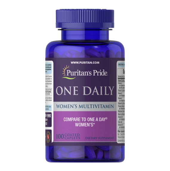 Multivitamínico Diário para Mulheres, 100 Cápsulas, Puritans Pride