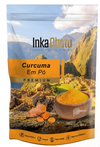 Cúrcuma em Pó, 80g, Inka Qhatu
