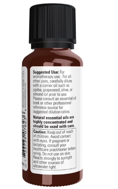 Óleos Essenciais, Aromaterapia com Fragrâncias Variadas. 30ml, Now