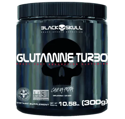 Glutamina Turbo, 300g, Black Skull