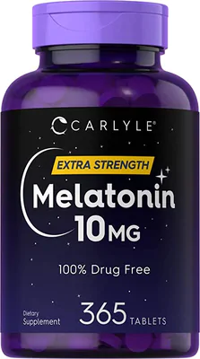 Melatonina 10mg, 365 Comprimidos, Carlyle
