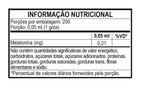 Melatonina 0,210mcg, 10ml Sabor Camomila, Complete Bari