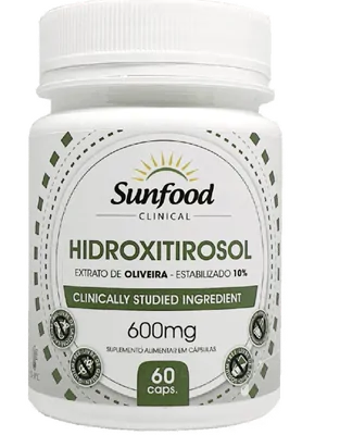 Hidroxitirosol, Extrato de Oliveira, 60 Cápsulas, Sunfood