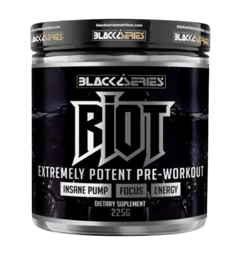 Pré Treino Riot, Sabor Limão, 225g, Black Series