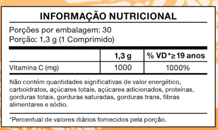 Vitamina C Vegan, 30 Comprimidos, Bioroots