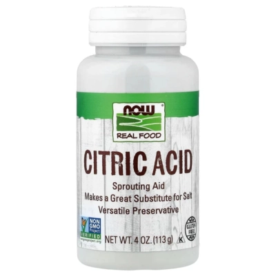 Ácido Cítrico 113g, Em Pó, Now