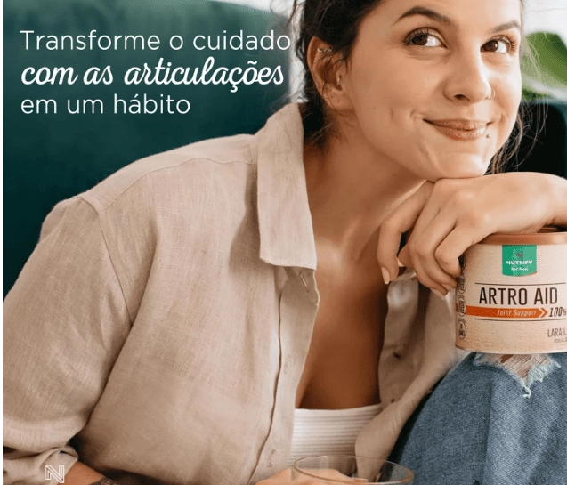 Artro AID, Sabor Laranja 200g, Nutrify