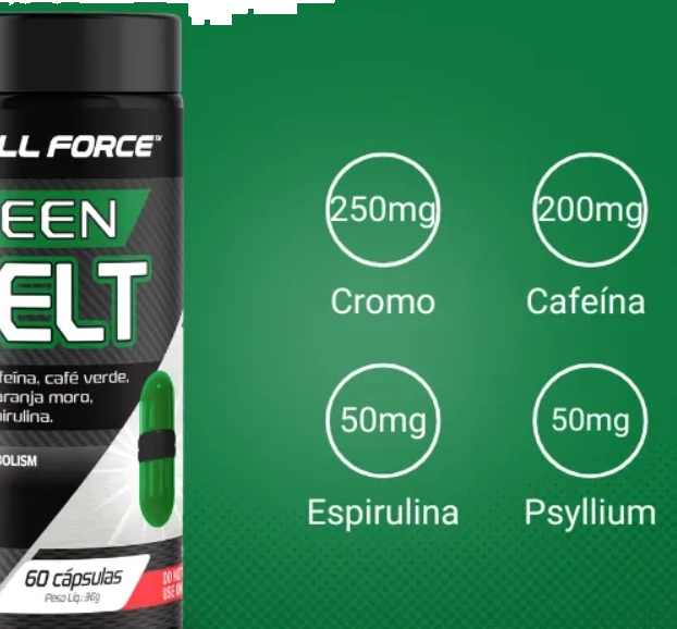 Termogênico Green Melt, 60 cápsulas, Cell Force