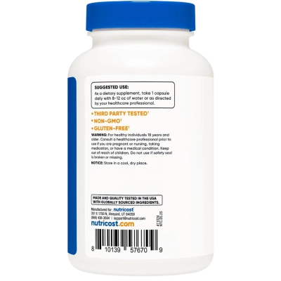 Jiaogulan Extract 25.000mg, 50:1, Ginseng do Sul, 120 Cápsulas, Nutricost