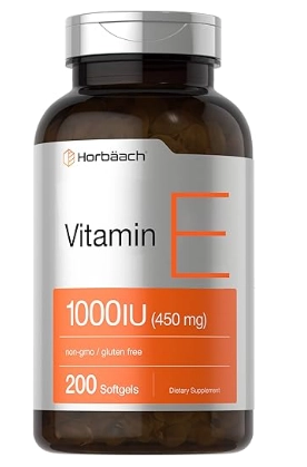 Vitamina E 1000UI, 200 Cápsulas, Horbaach