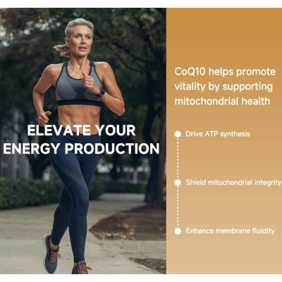 Ubiquinol CoQ10 300mg, com Vitamina E &amp; Ômega 3, 120 Cápsulas, Cozynol