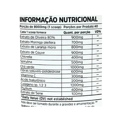 Detox Green Drink, 8000mg, 60 doses 300g, Sunfood