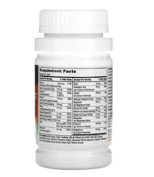 One Daily, Mulheres 50+, Multivitamínico Multimineral, 100 Comprimidos, 21st Century