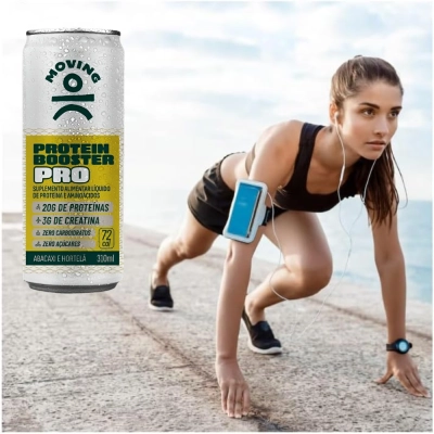 Bebida Protein Booster Pro, Sabores, 3 Unidades 310ml  Cada - Moving