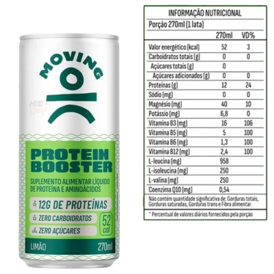 Bebida Protein Booster Pro, Sabores, 3 Unidades 270ml - Moving