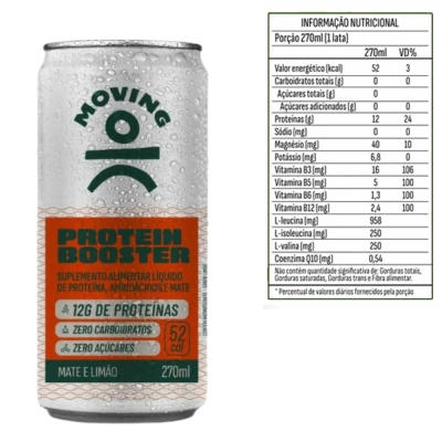 Bebida Protein Booster Pro, Sabores, 3 Unidades 270ml - Moving