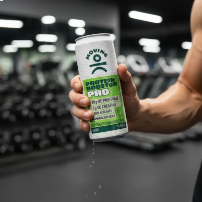 Bebida Protein Booster Pro, Sabores, 3 Unidades 310ml  Cada - Moving