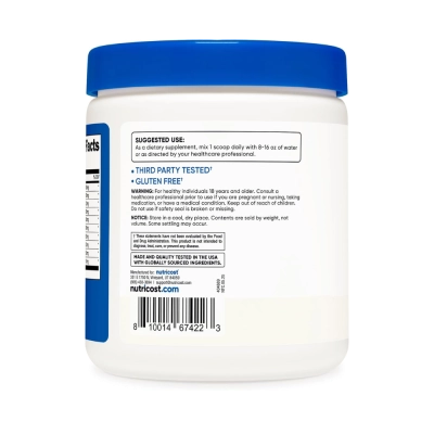 EAA Powder, 30 Doses Sem Sabor, Aminoácidos Essenciais, Nutricost
