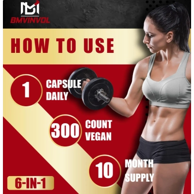 Berberina com Canela do Ceilão, Cúrcuma, Alcachofra e Pimenta, 150 Cápsulas, BMVINVOL 