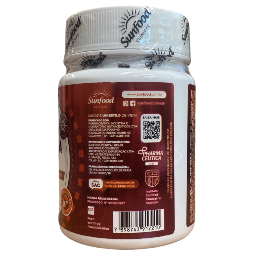 Berberina HCL 1500mg, Com Oleo TCM, 60 Cápsulas, Sunfood
