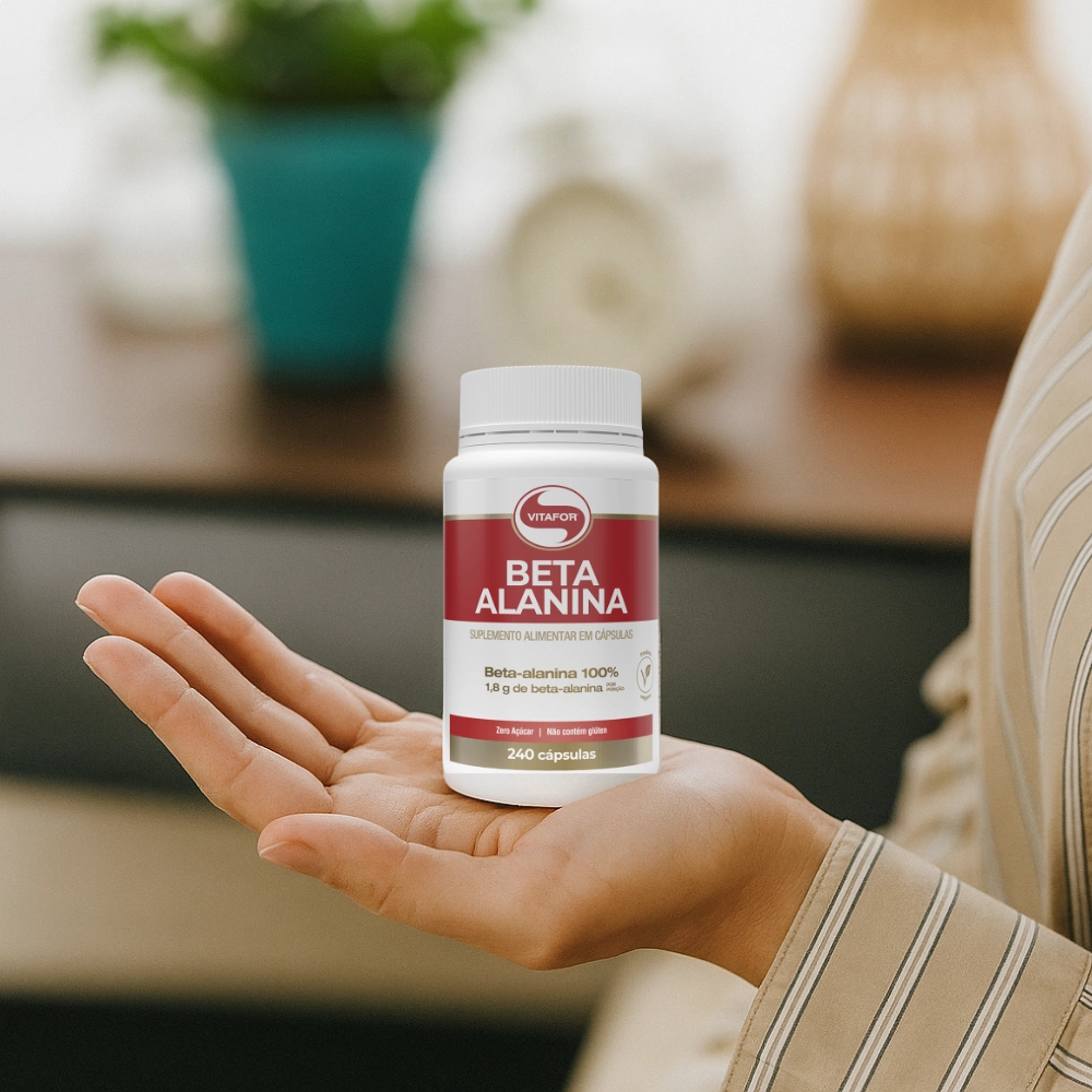 Beta Alanina- 240 Cápsulas, 500mg - Vitafor