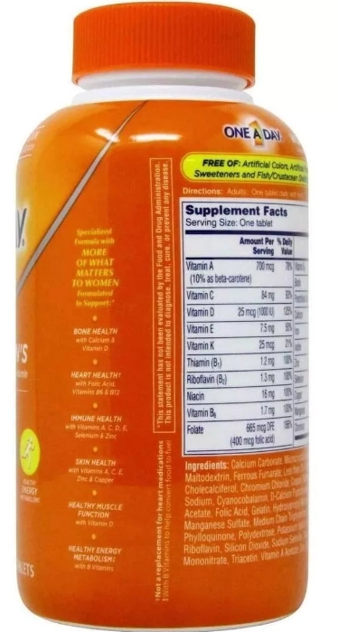 Multivitamínico para Mulheres, 300 Comprimidos, One-A-Day