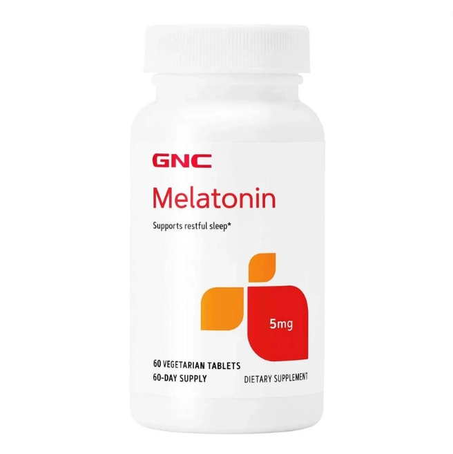 Melatonina, 5mg, 60 Comprimidos, GNC