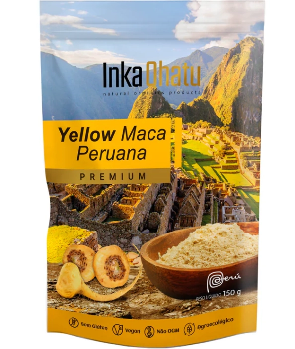 Yellow Maca Peruana Premium, 150g, Inka Qhatu