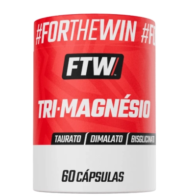 Tri-Magnésio, 60 Cápsulas, FTW
