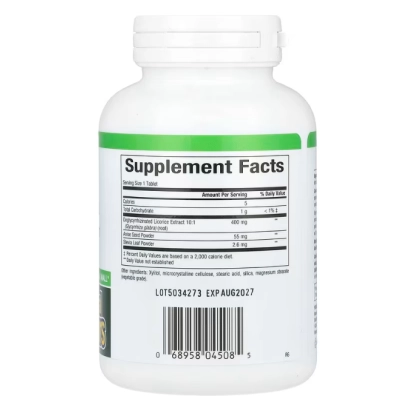 DGL, Extrato de Raiz de Alcaçuz Deglicirrizinado, 90 Comprimidos Mastigáveis, Natural Factors