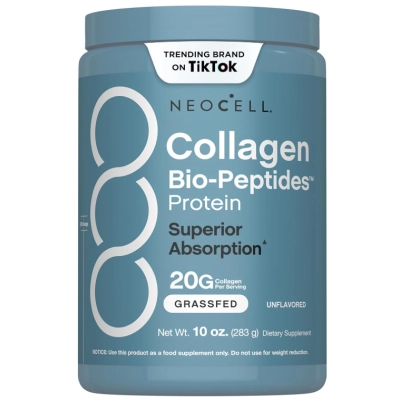 Colágeno Bio Peptides,  Cabelo, Pele e Unhas, 283g em Pó, NeoCell 