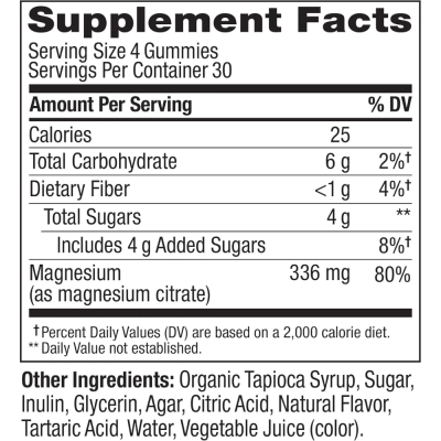 Relaxing Magnesium Gummies, 336mg, 120 Gummies, OLLY