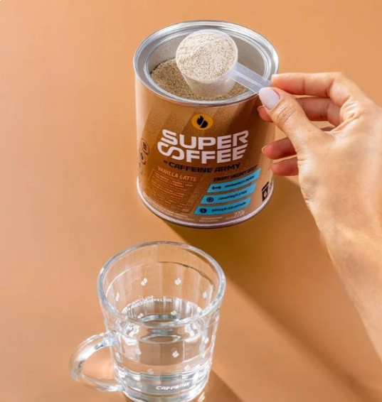 SuperCoffe 3.0 Energia, Foco e Concentração, 220g, Sabores, Caffeine Army