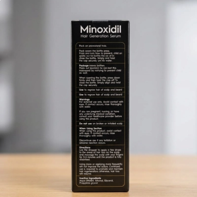 Minoxidil 5%, Sérum Capilar e Barba 2.11 oz, Sefralls